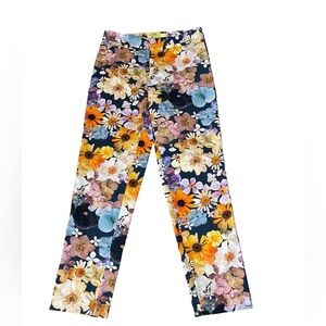 Maeve Moxy Floral Trouser by Anthropologie, women size 0/25